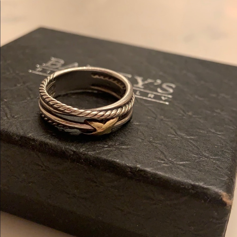 David Yurman crossover ring